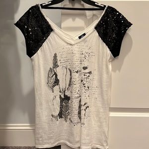 Authentic Icon Size S Sequin Top